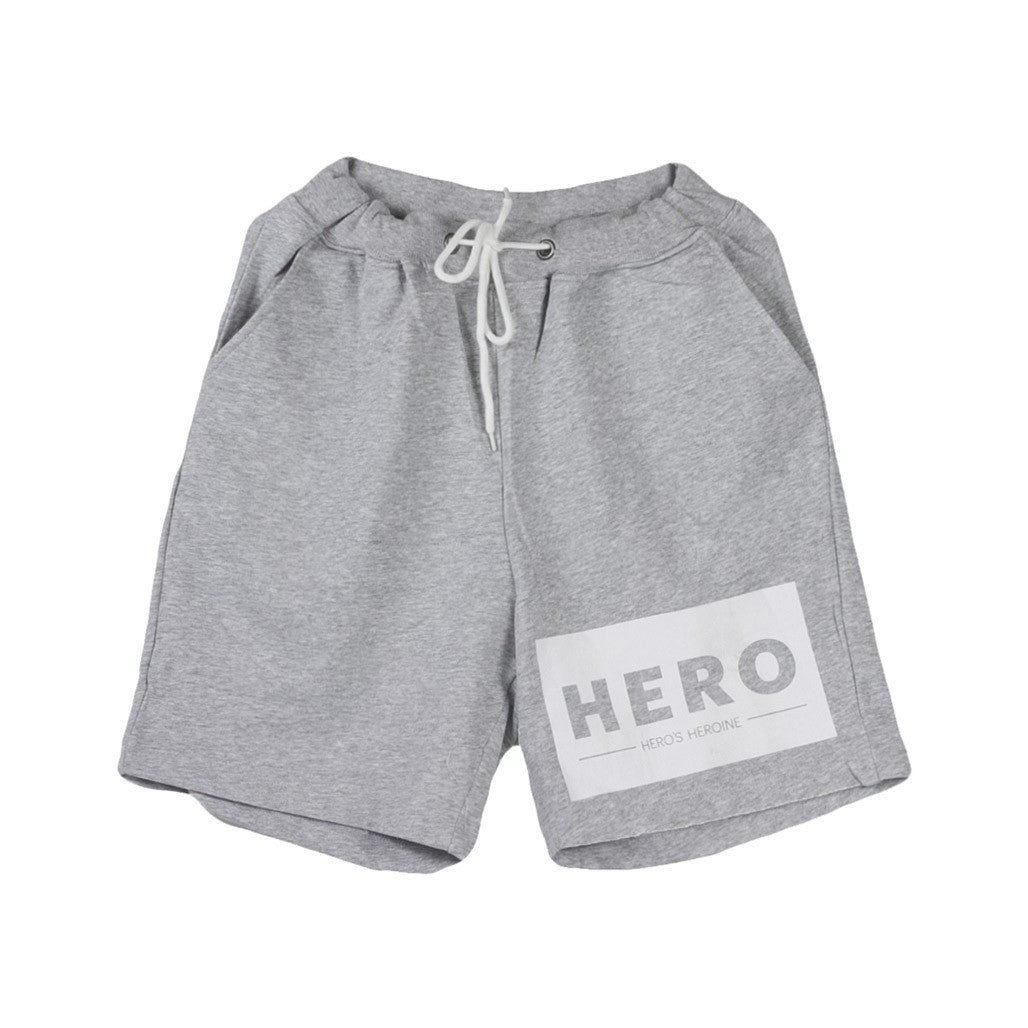Hero's Heroine, Pantalone Corto Tuta Uomo Hero Logo, Light Grey