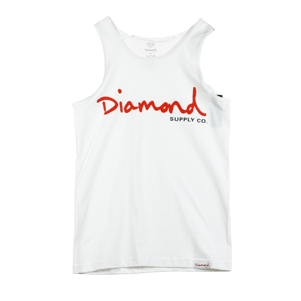 Diamond Supply, Canotta Uomo Og Script Tank, White