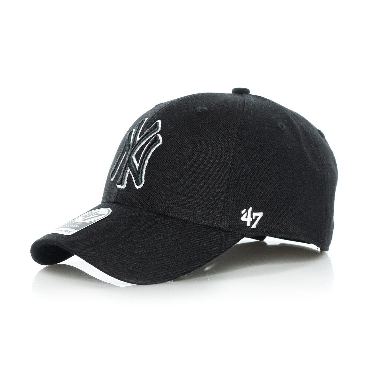 Curved Visor Cap for Men Mlb MVP Neyyan Black/white