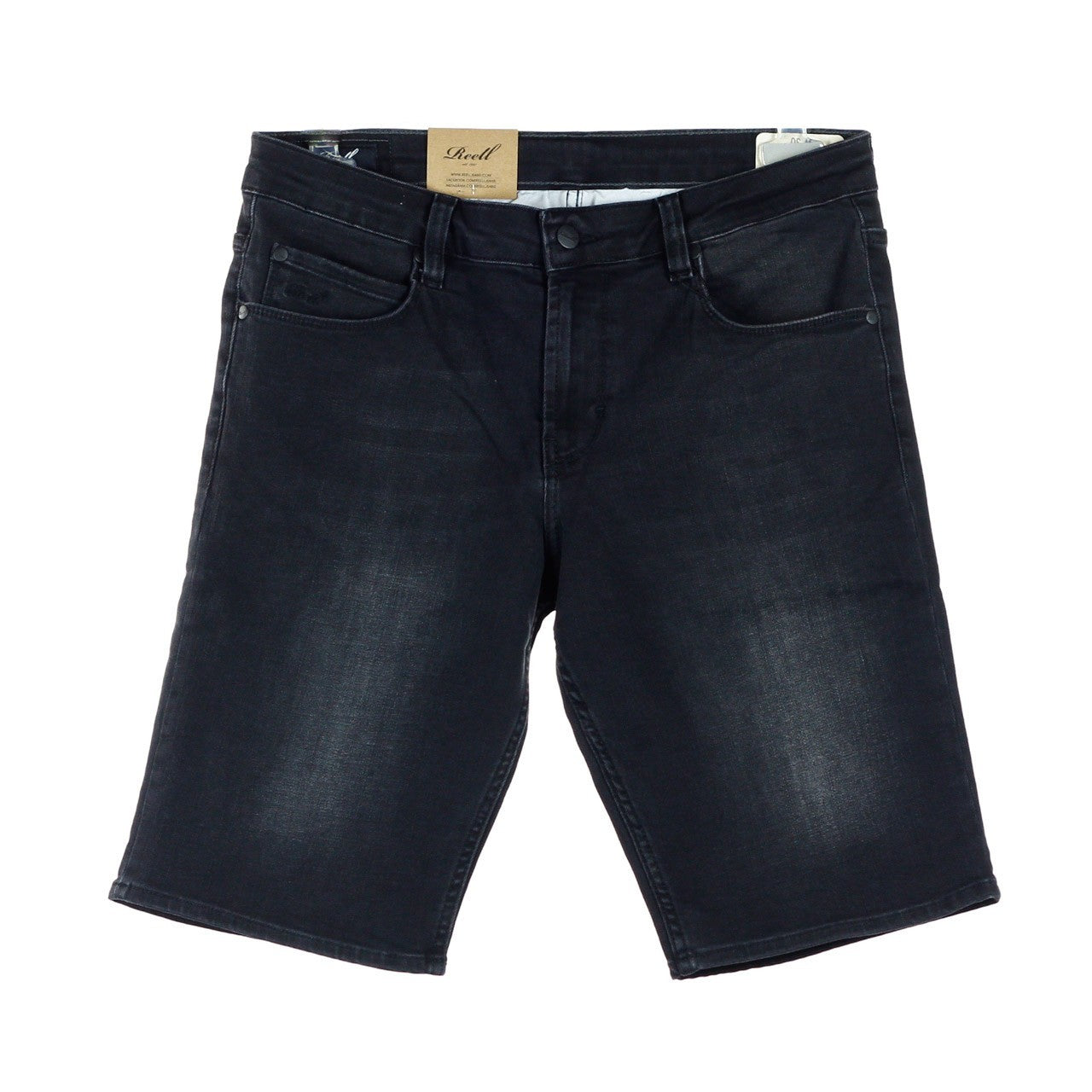 Reell, Pantalone Corto Uomo Rafter Short 2, Black Denim