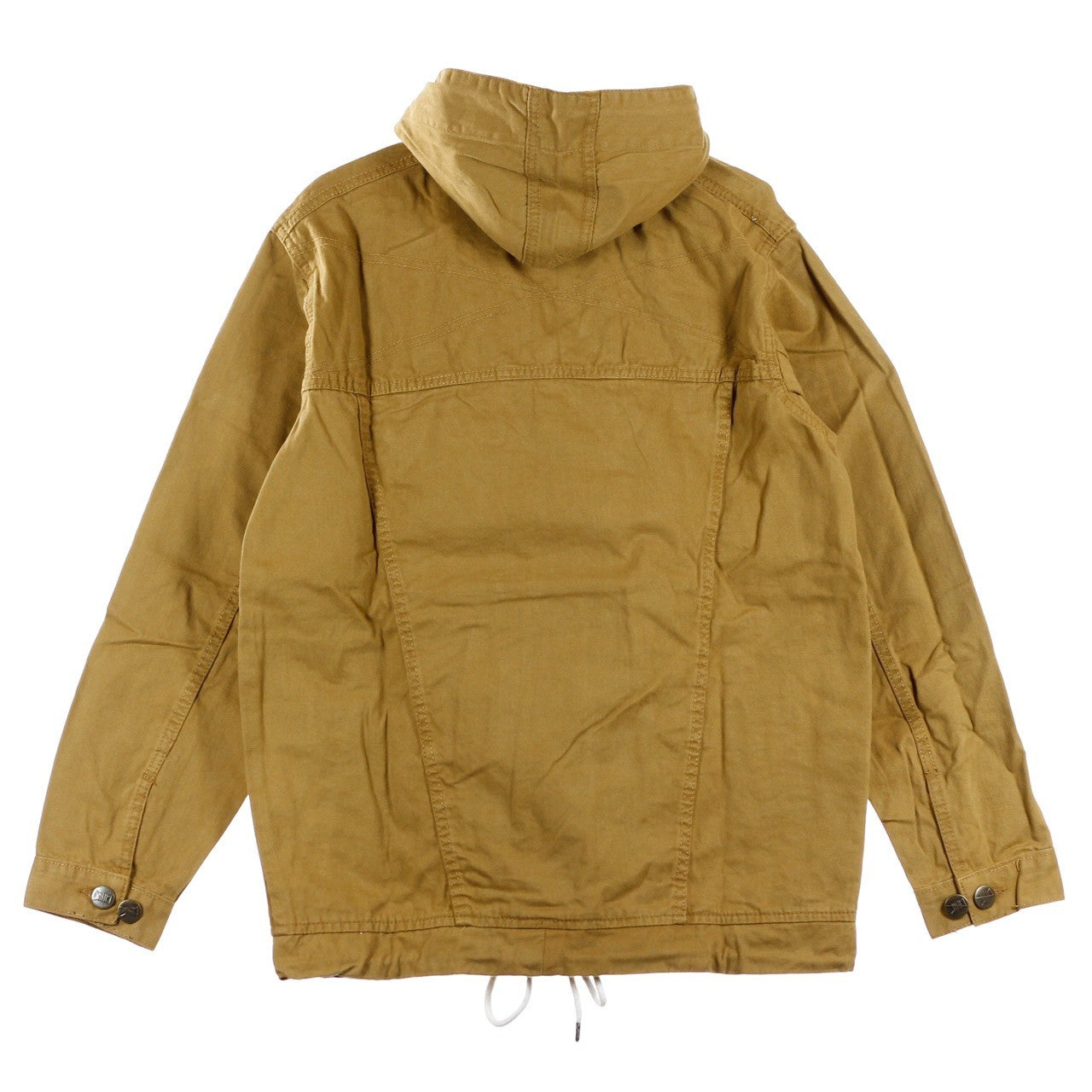 Ethik, Giaccone Infilabile Uomo Denim Anorak, 