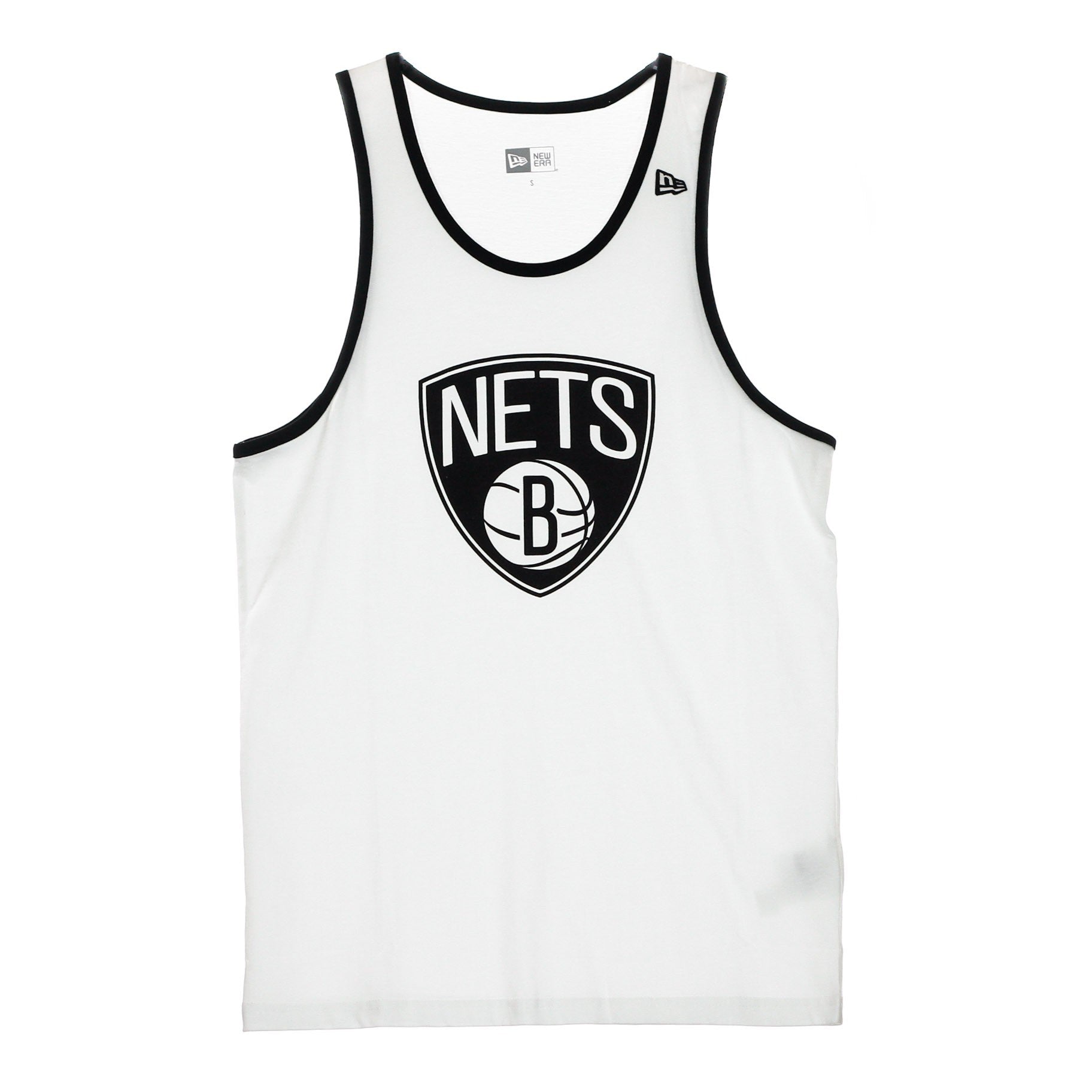 New Era, Canotta Uomo Nba Team Apparel Pop Logo Tank Bronet, White