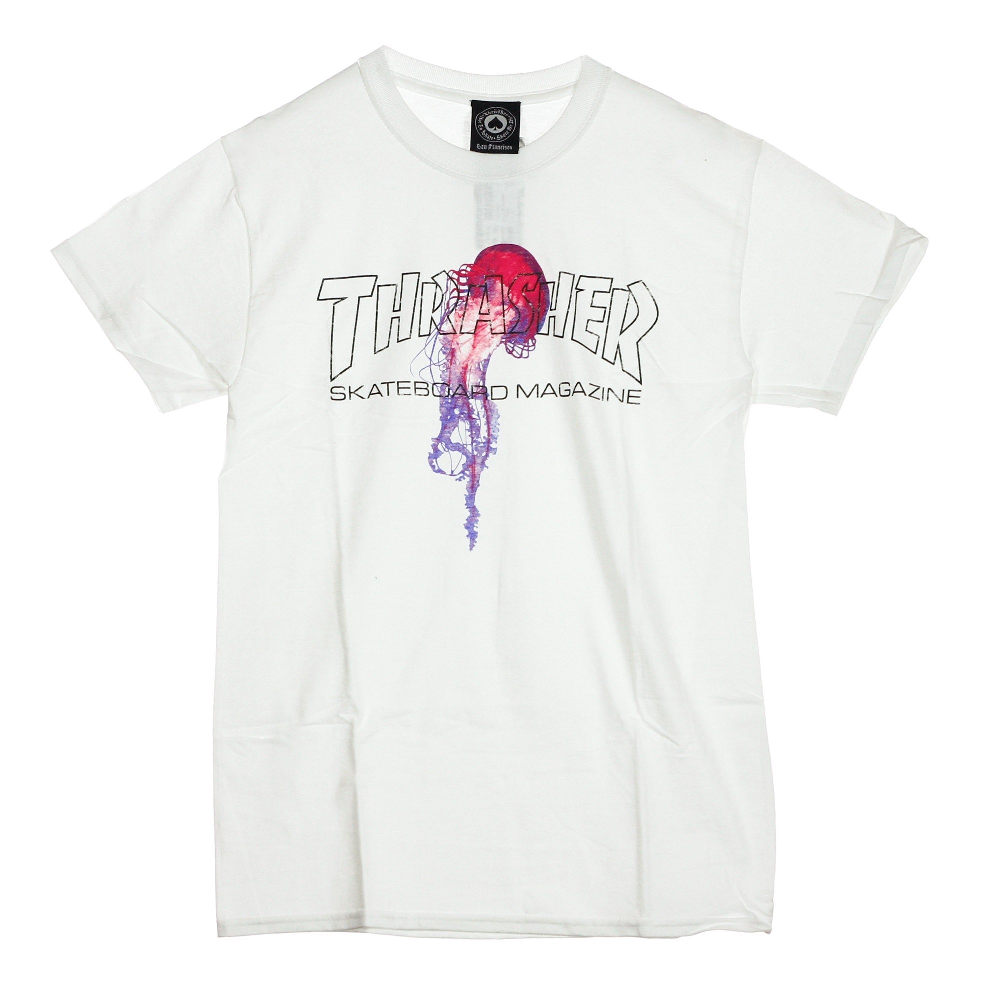 Thrasher, Maglietta Uomo Atlantic Drift Tee, Black