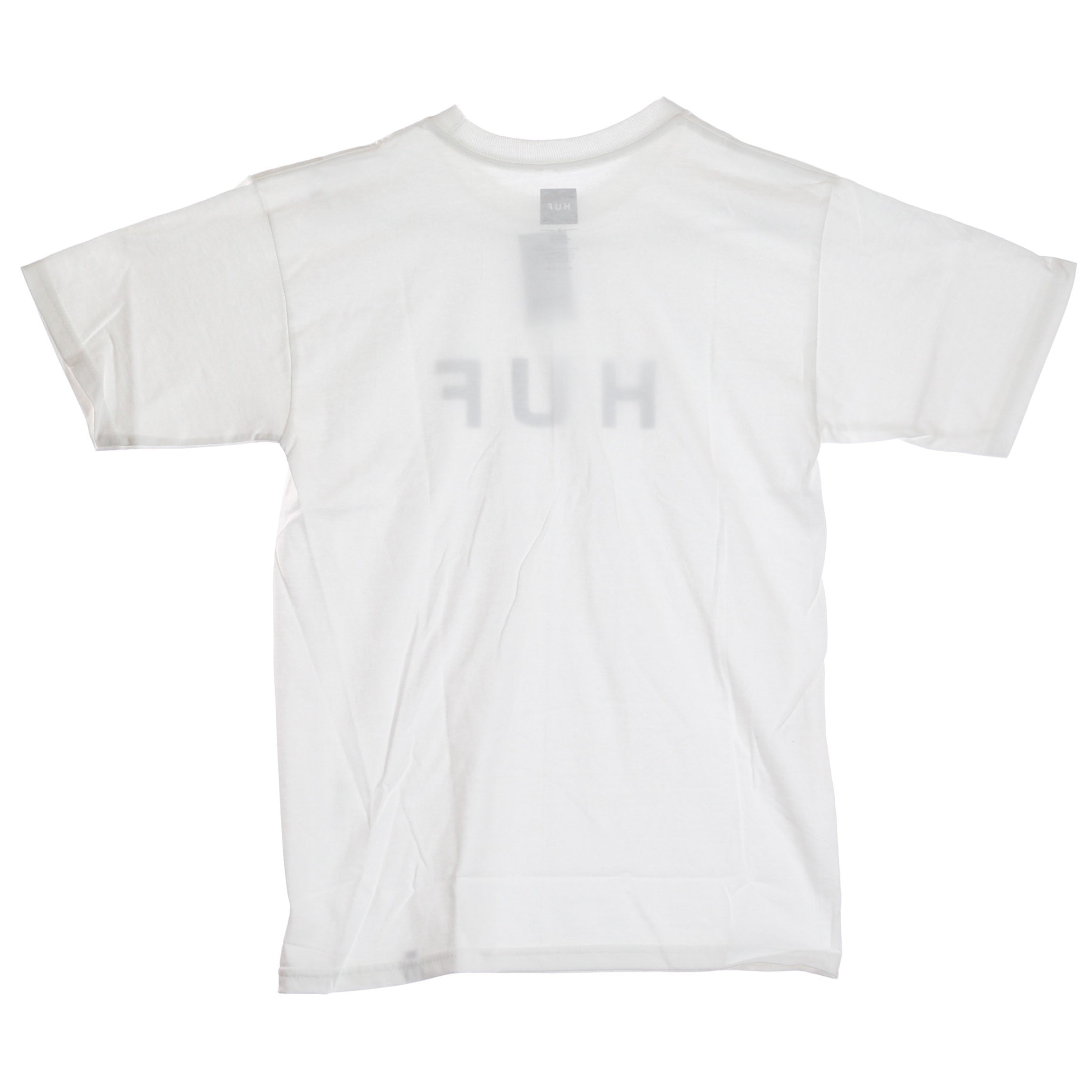 Huf, Maglietta Uomo Essentials Og Logo, White/black