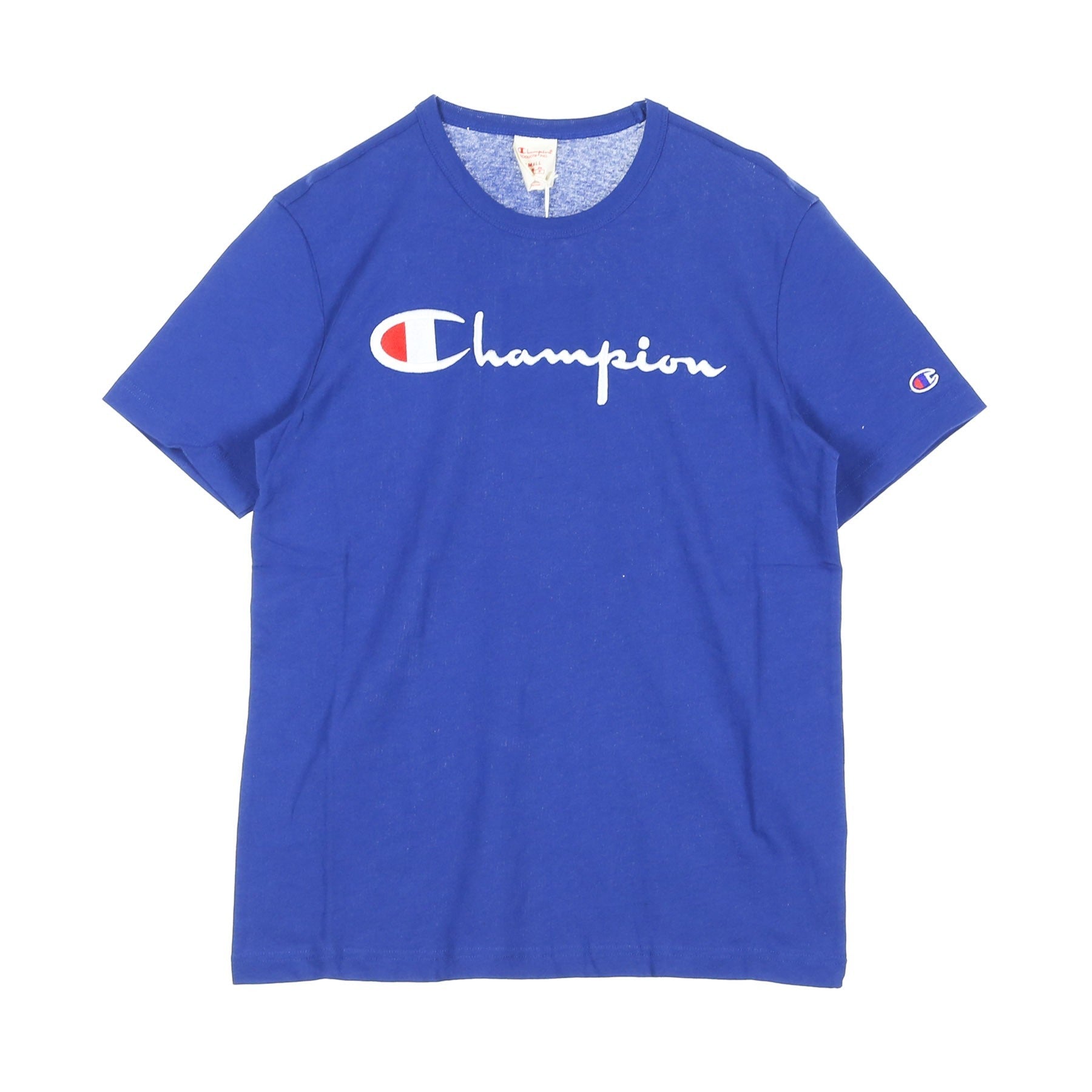 Champion, Maglietta Uomo Crewneck Tee, Blue