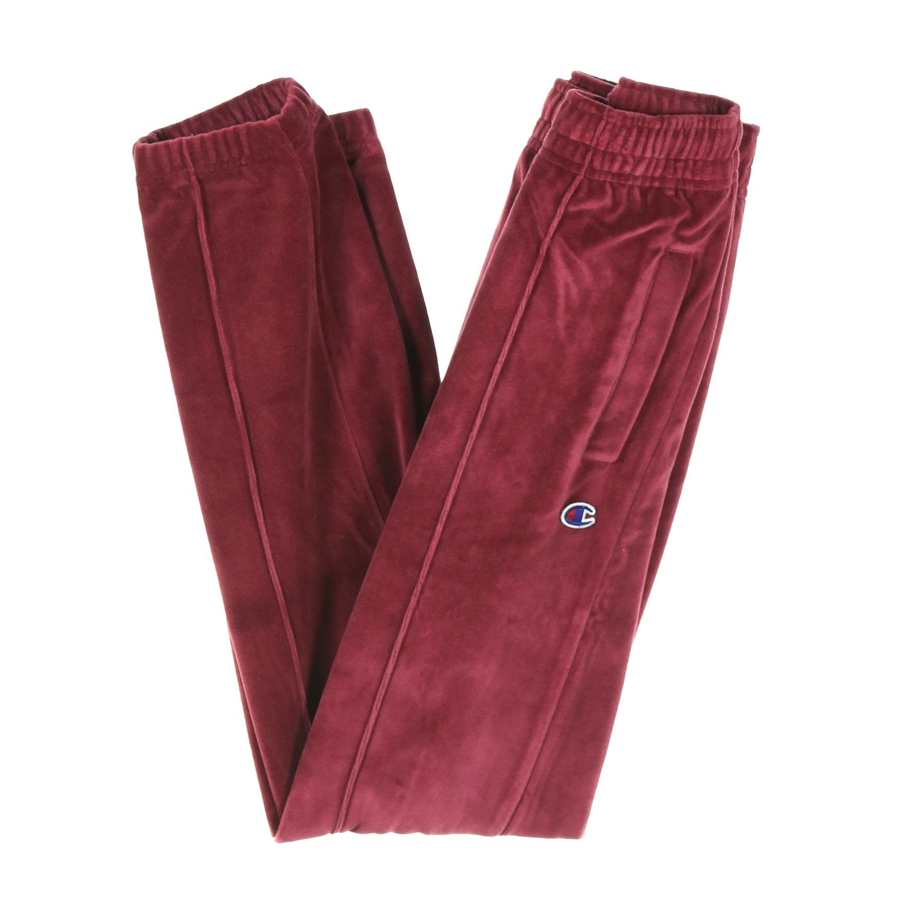 Champion, Pantalone Tuta Uomo Straight Hem Pants, Burgundy