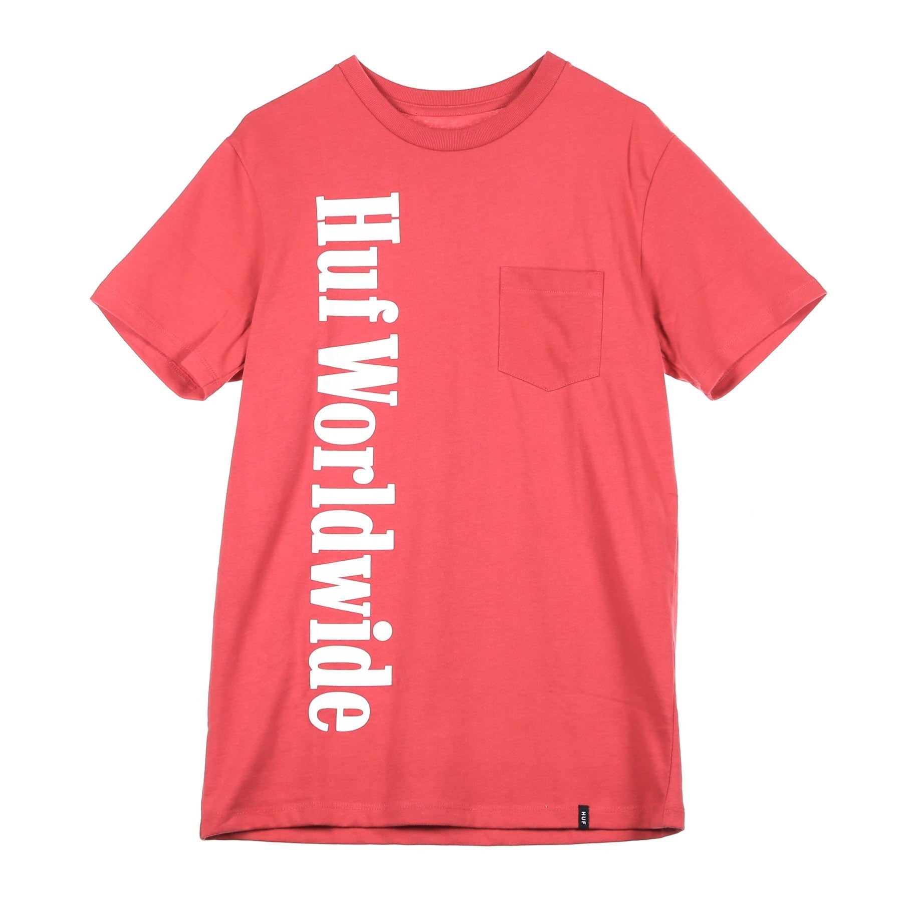 Huf, Maglietta Uomo Country Pocket, Scarlet