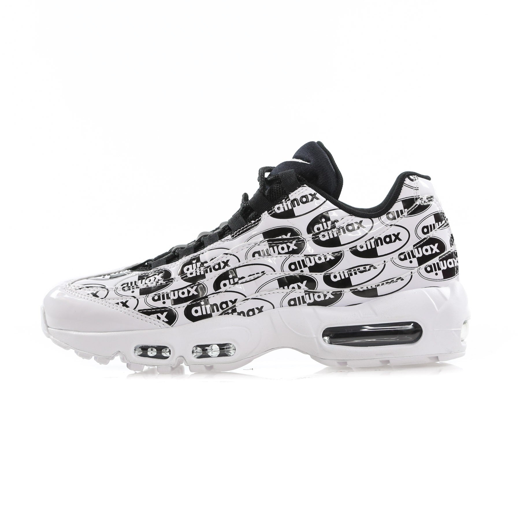 Nike, Scarpa Bassa Uomo Air Max 95 Prm, White/white/black