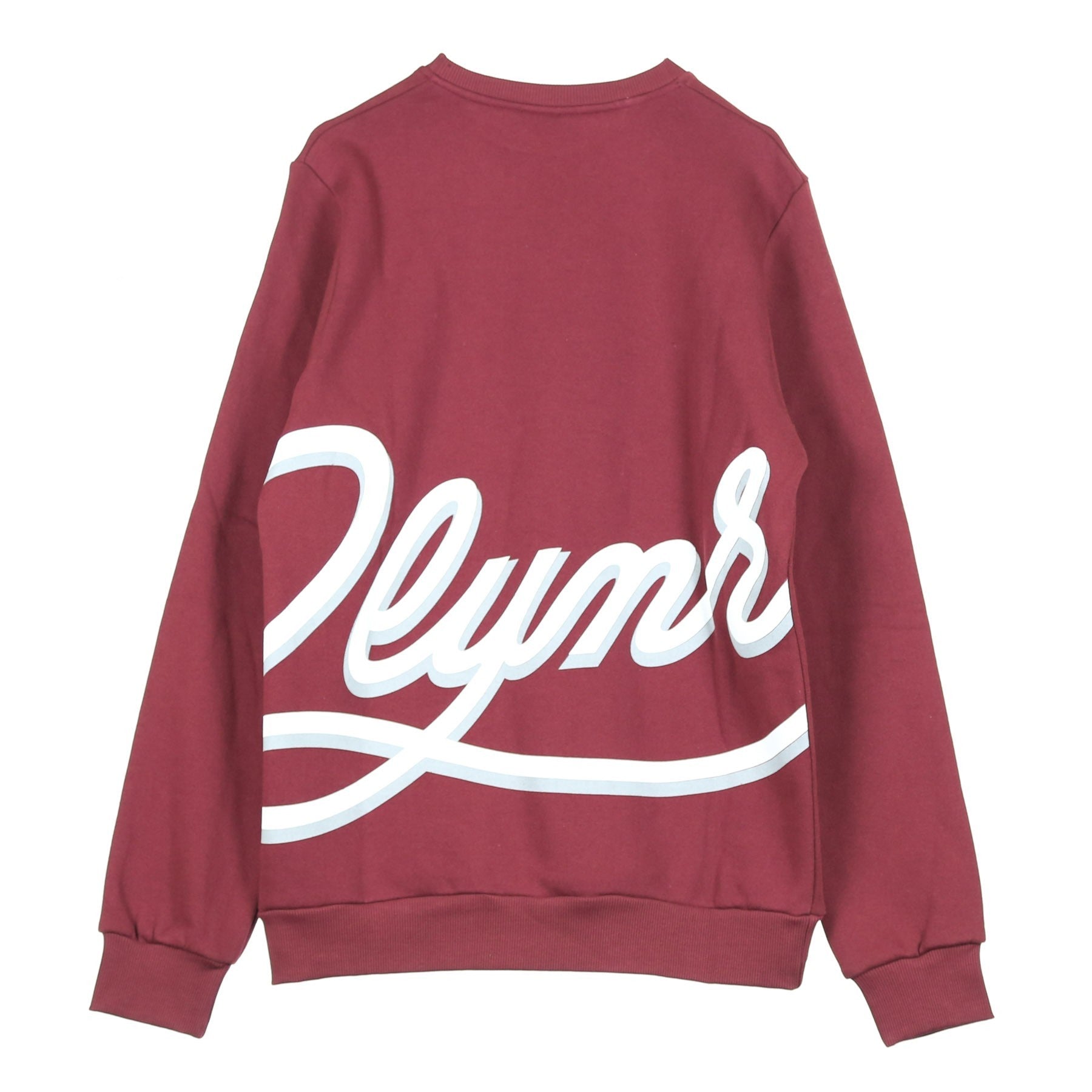 Men's Low Logo Crewneck Sweatshirt Brx Burgundy