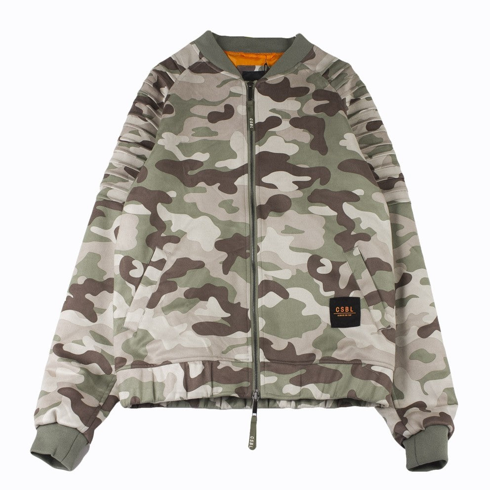 Cayler & Sons, Giubbotto Uomo Pleated Bomber, Mimetico Marrone