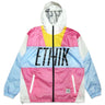 Ethik, Giacca A Vento Uomo Training Champs Pullover Track Jacket, Bianco/multi