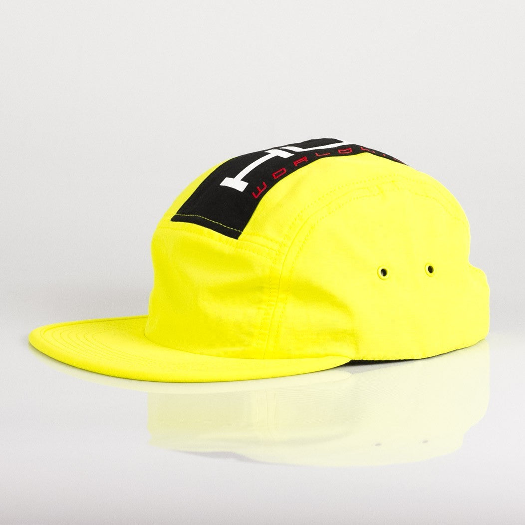 Huf, Cappellino Visiera Piatta Uomo Palisades Volley, Giallo/nero