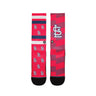 Stance, Calza Media Uomo Cardinals Splatter Mlb Teams, Red