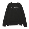Diamond Supply, Felpa Girocollo Uomo Futura Crew, Black/white