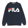 Fila, Felpa Girocollo Uomo Classic Logo Sweat, Black Iris