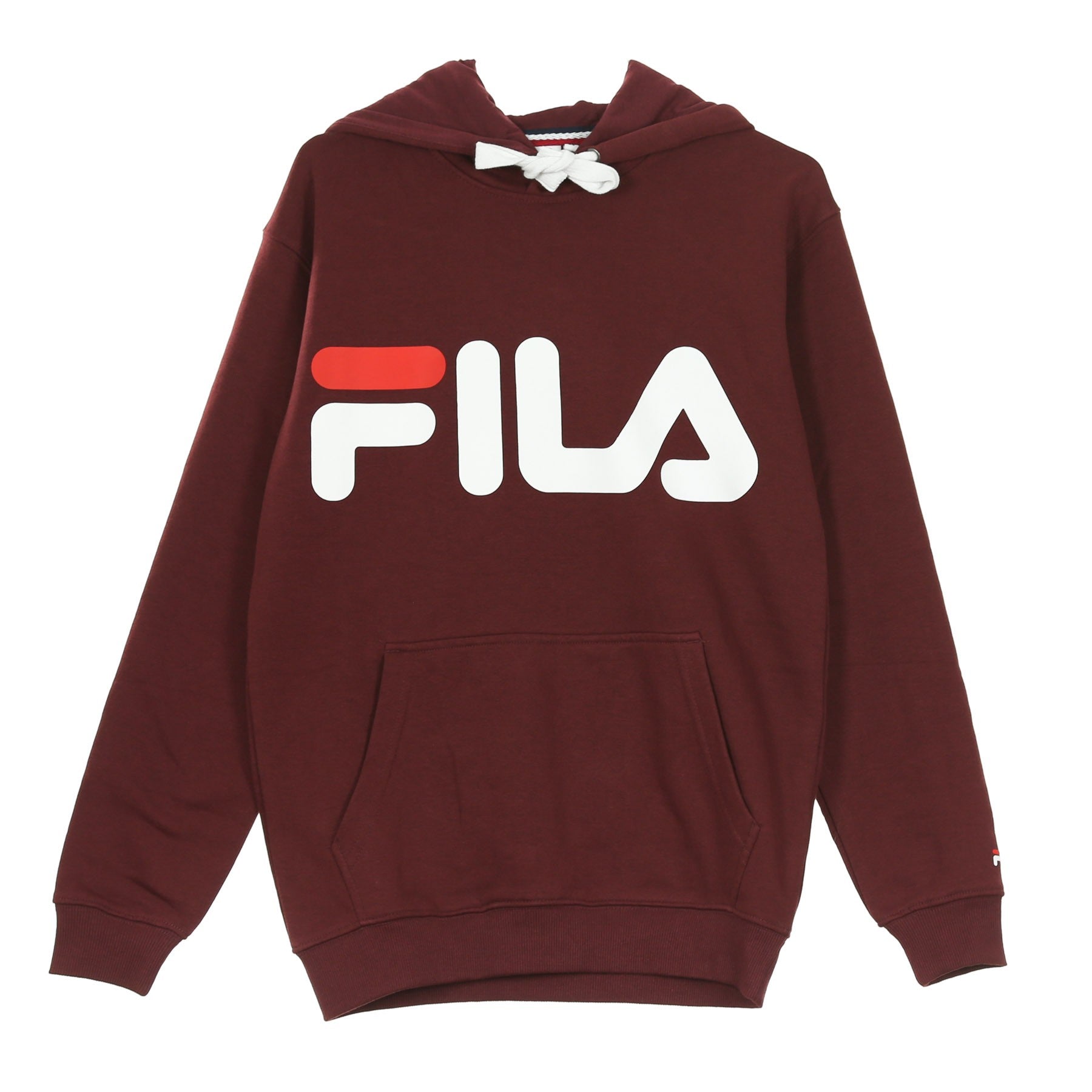 Fila, Felpa Cappuccio Uomo Classic Logo Hoody, Tawny Port