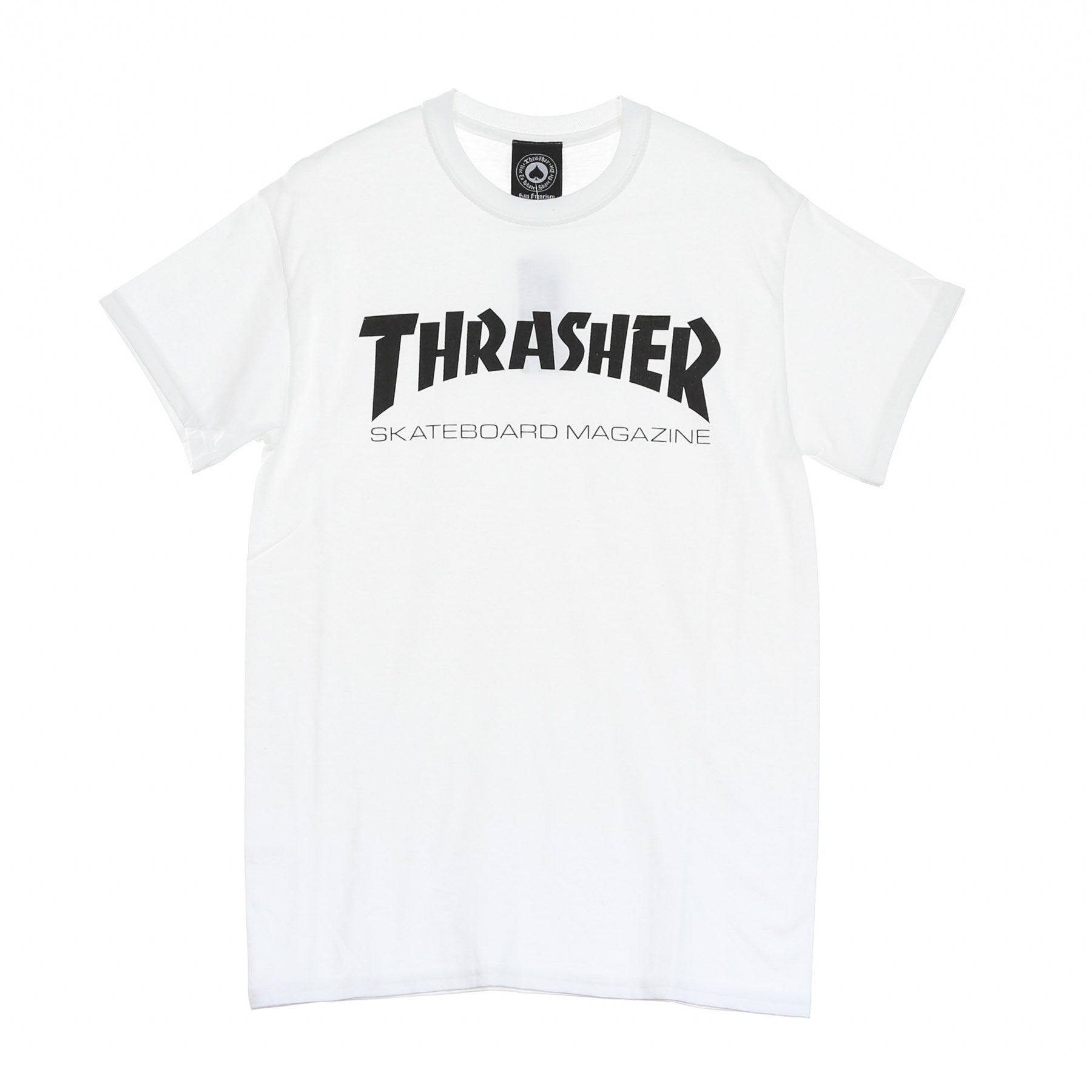 Thrasher, Maglietta Uomo Skatemag Tee, White/black
