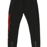 Boy London, Pantalone Tuta Felpato Uomo Grosgrain Jogger, Black/red