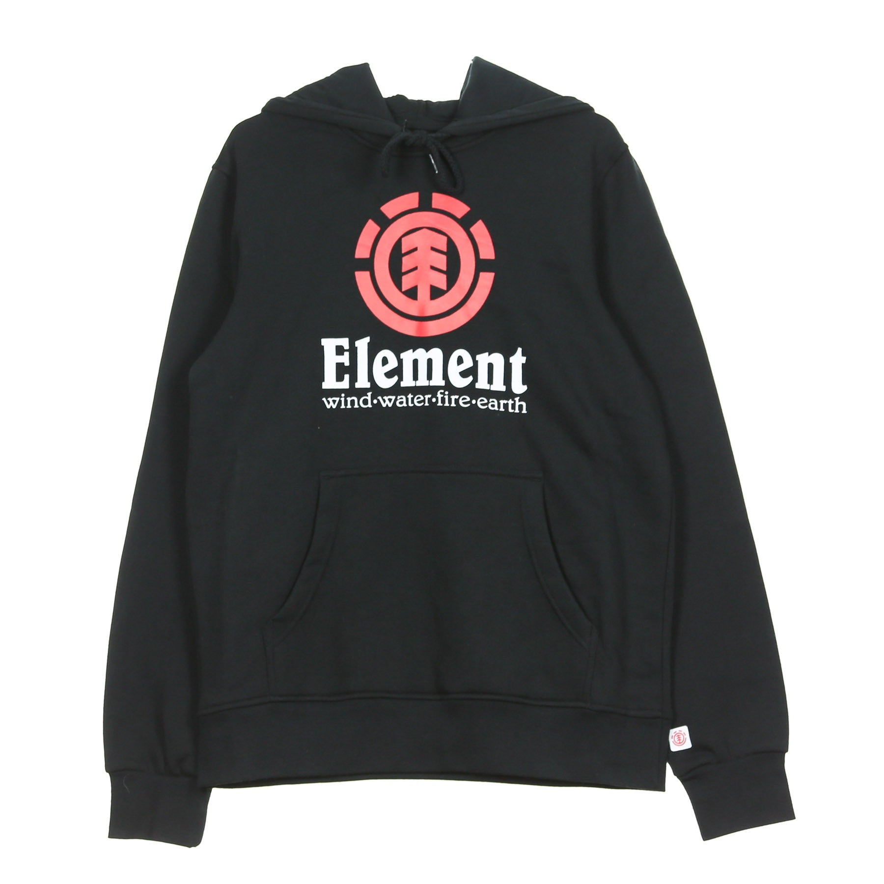 Element, Felpa Cappuccio Uomo Vertical Ho, Flint Black