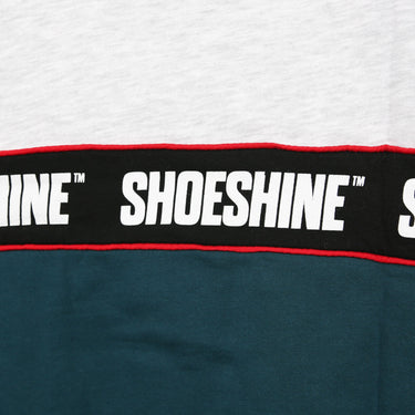 Shoeshine, Felpa Girocollo Uomo Bicolor Sweatshirt Band Insert, 