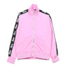 Shoeshine, Giacca Tuta Donna Bomber Sweatshirt Logo Bands, Pink