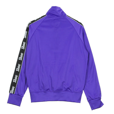 Shoeshine, Giacca Tuta Donna Bomber Sweatshirt Logo Bands, Purple