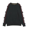 Shoeshine, Felpa Girocollo Uomo Band Inserts Sweatshirt, Black