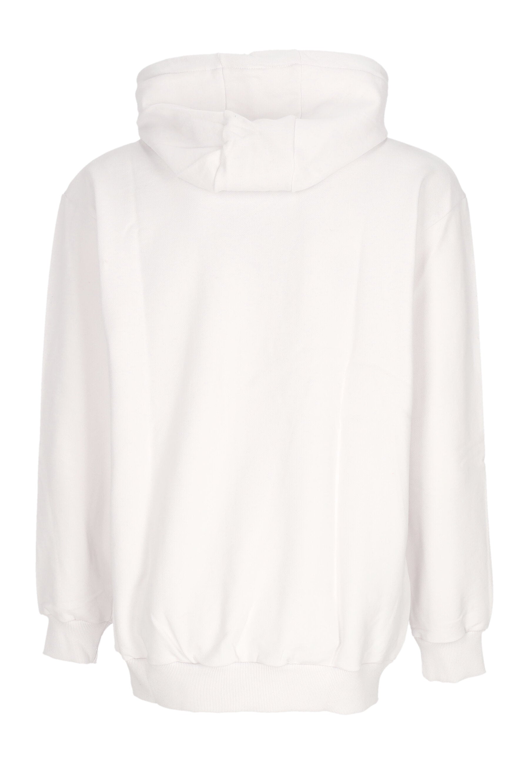 Felpa Leggera Cappuccio Uomo Graffiti Patch Hoodie White