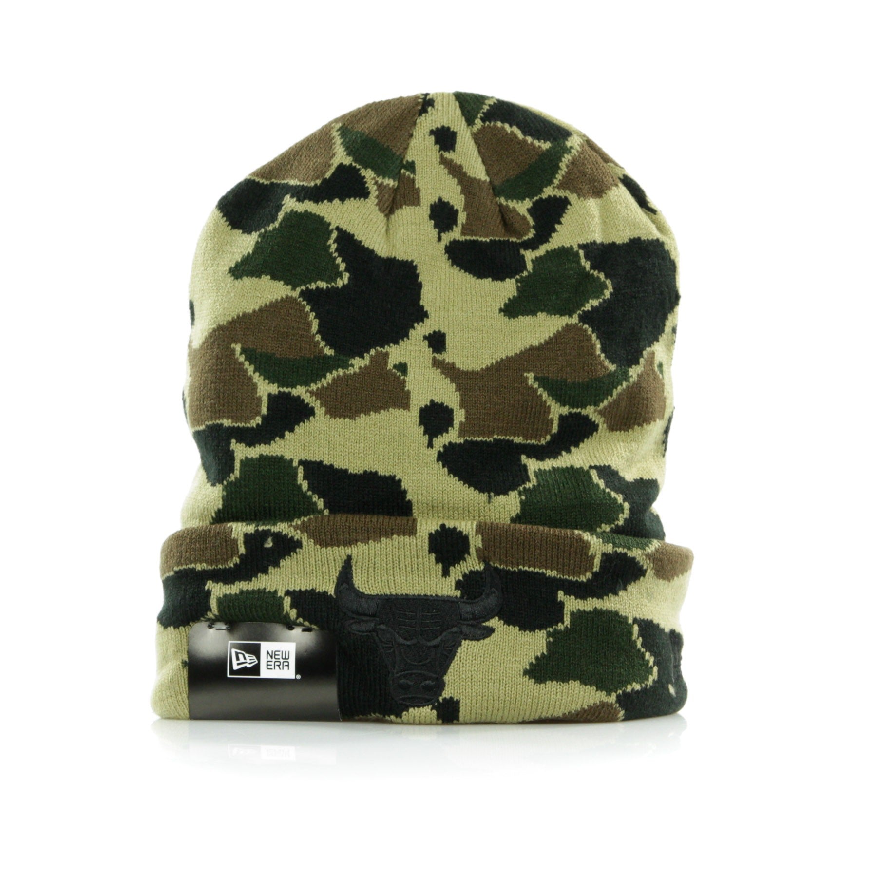 New Era, Uomo Camo Cuff Knit Chibul, Desert Camo/black