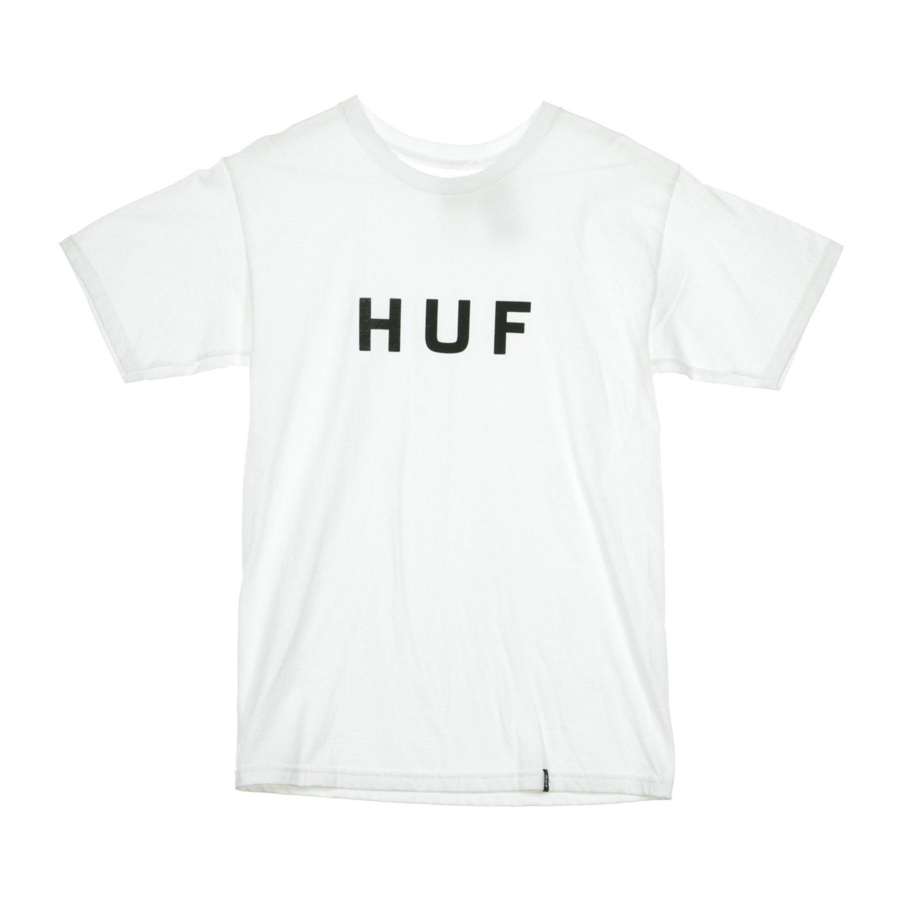Huf, Maglietta Uomo Essentials Og Logo, White/black