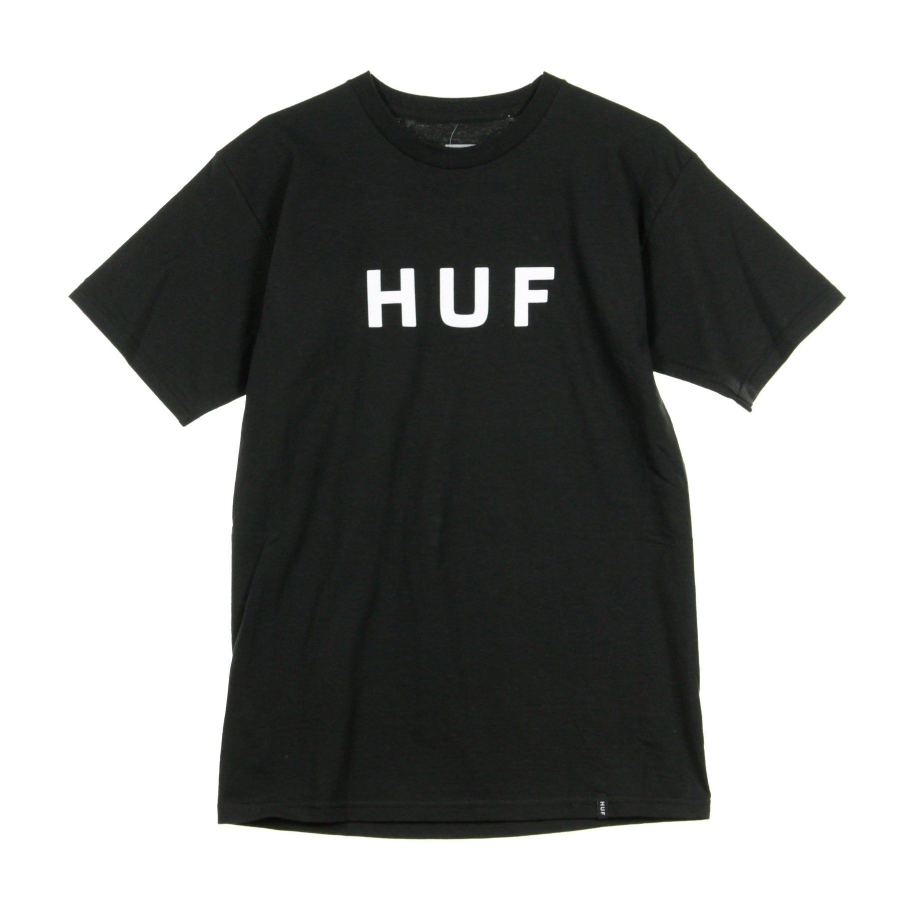Huf, Maglietta Uomo Essentials Og Logo, Black/white