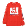 Dgk, Maglietta Manica Lunga Uomo Hustle Club L/s, Red/white