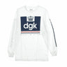 Dgk, Maglietta Manica Lunga Uomo Hustle Club L/s, White