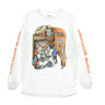 Dgk, Maglietta Manica Lunga Uomo Hard Knocks L/s, White