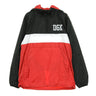 Dgk, Giacca A Vento Infilabile Uomo Blocked, Black/red