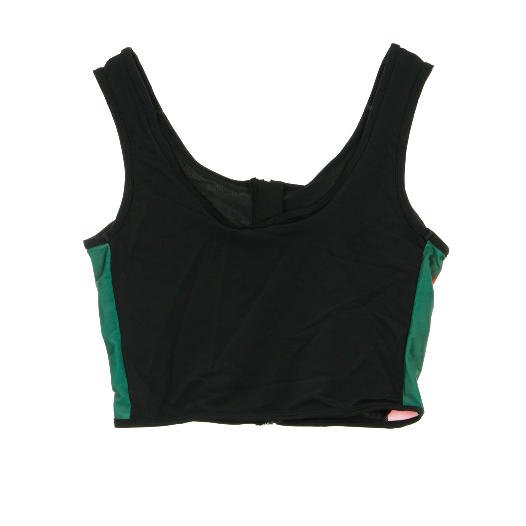 Urban Classics, Top Donna Side Stripe Cropped Zip Top, 