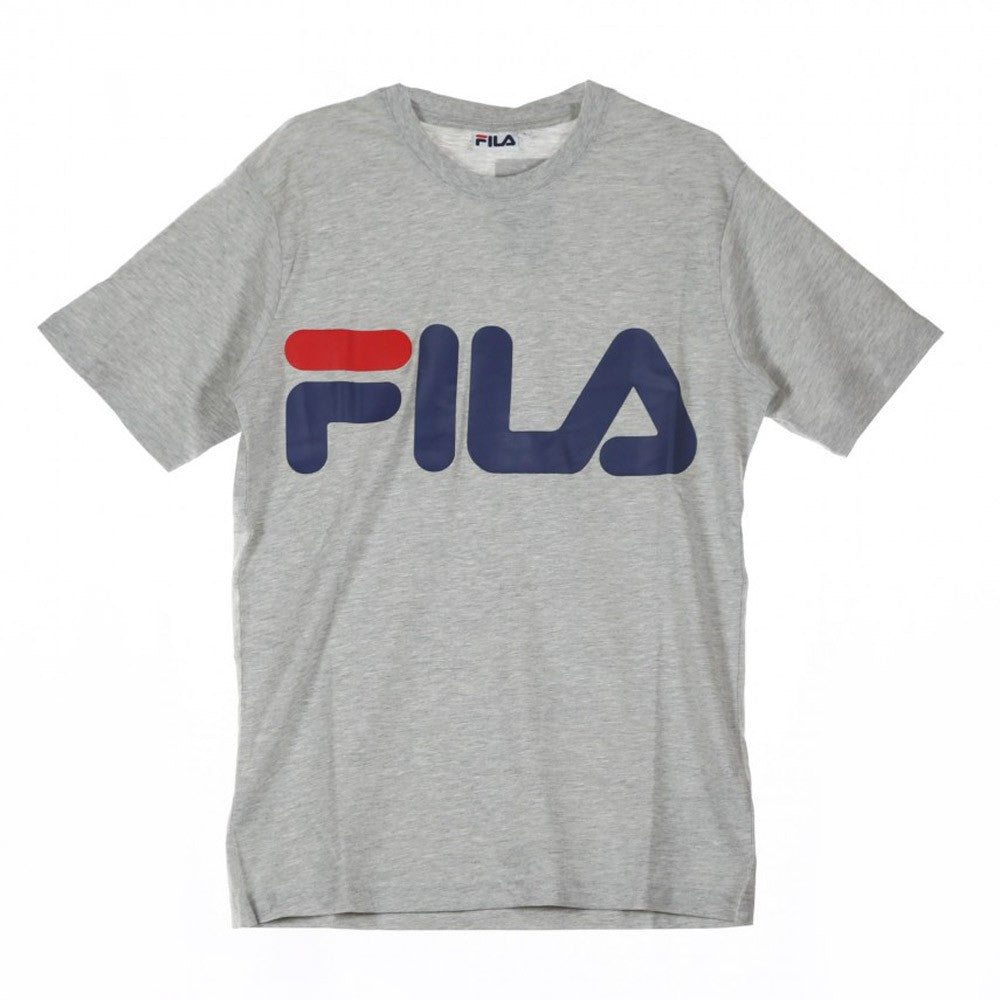 Fila, Maglietta Uomo Classic Logo Tee, Light Grey Melange