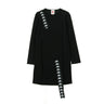 Kappa, Vestito Donna Banda Aokoro, Black/white