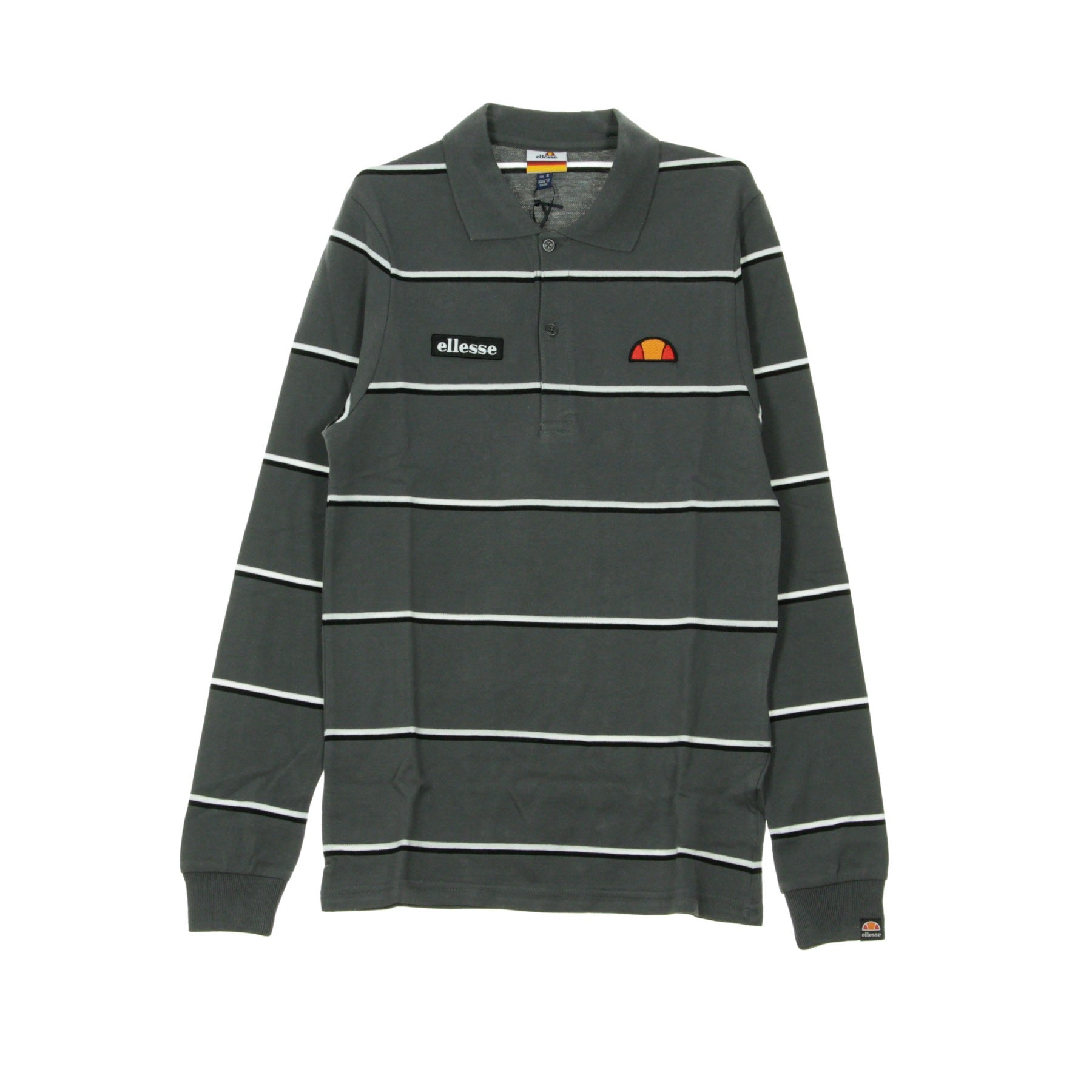 Ellesse, Polo Manica Lunga Uomo Maffio L/s Rugby Top, Grey