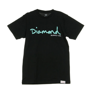 Diamond Supply, Maglietta Uomo Og Script Tee Core, Black