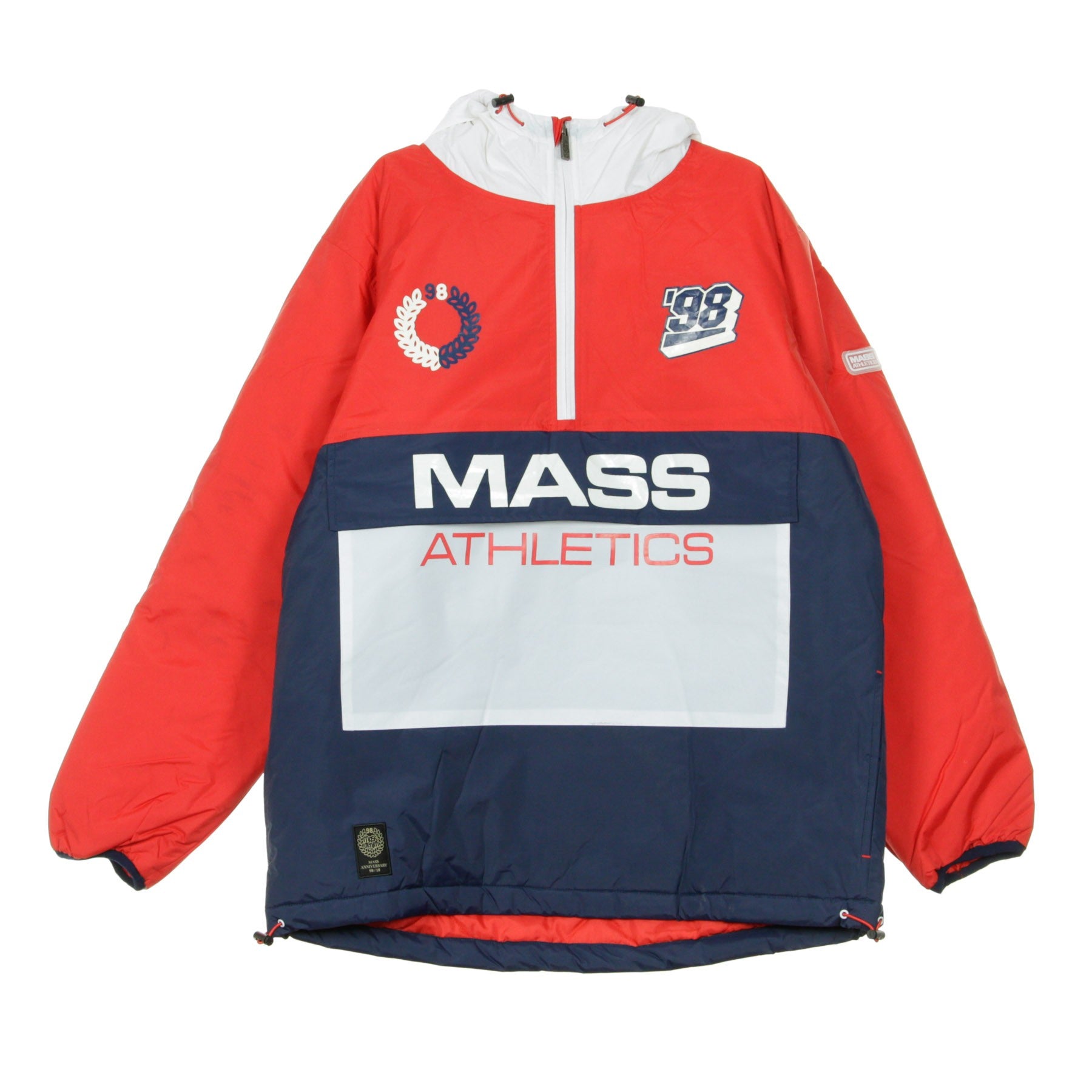 Mass Denim, Giaccone Infilabile Uomo Meeting, Red