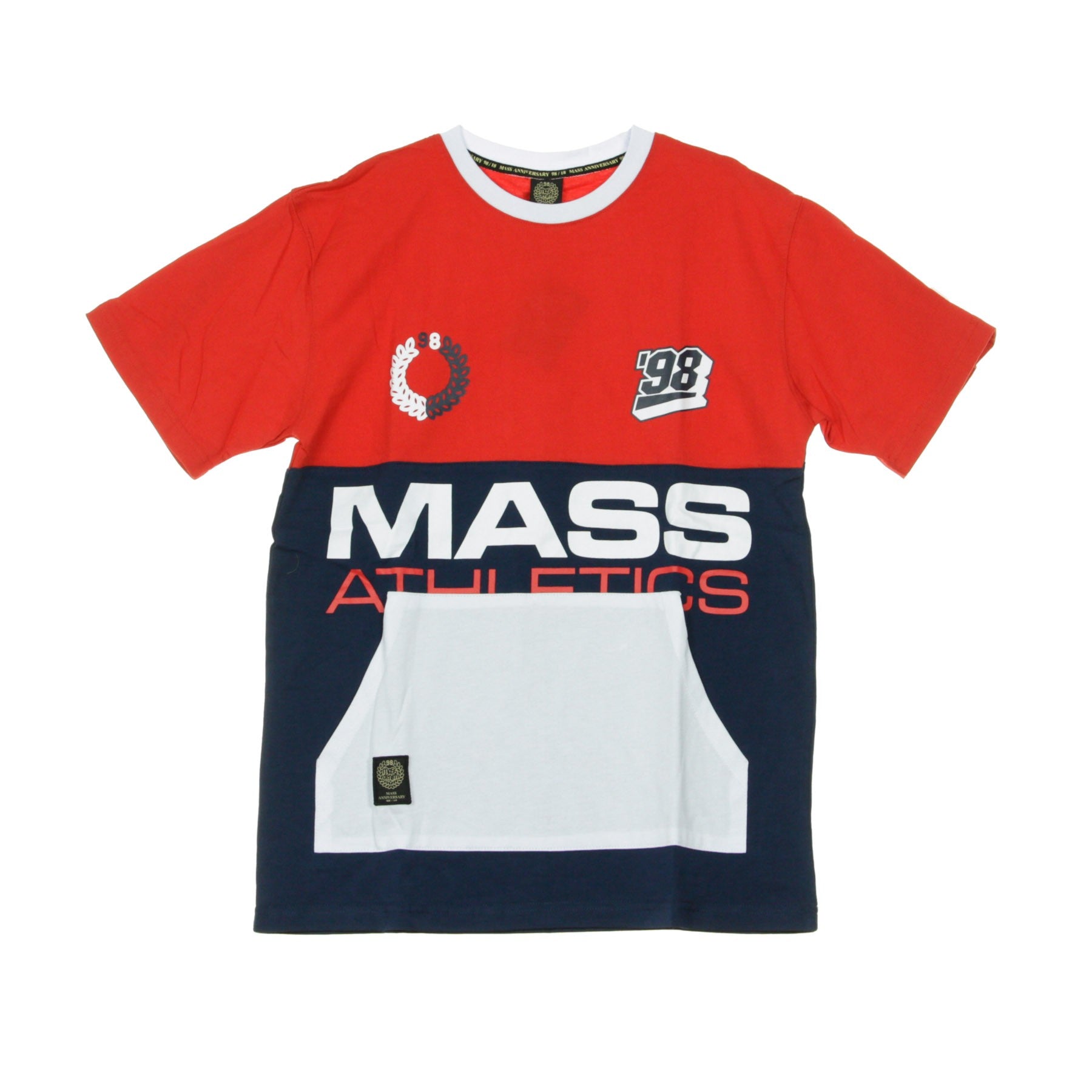 Mass Denim, Maglietta Uomo Meeting, Red