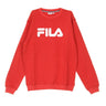 Fila, Felpa Girocollo Uomo Pure Crew Sweat, True Red