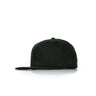 New Era, Cappellino Visiera Piatta Uomo Mlb Black On Black 5950 Neyyan, Black/black