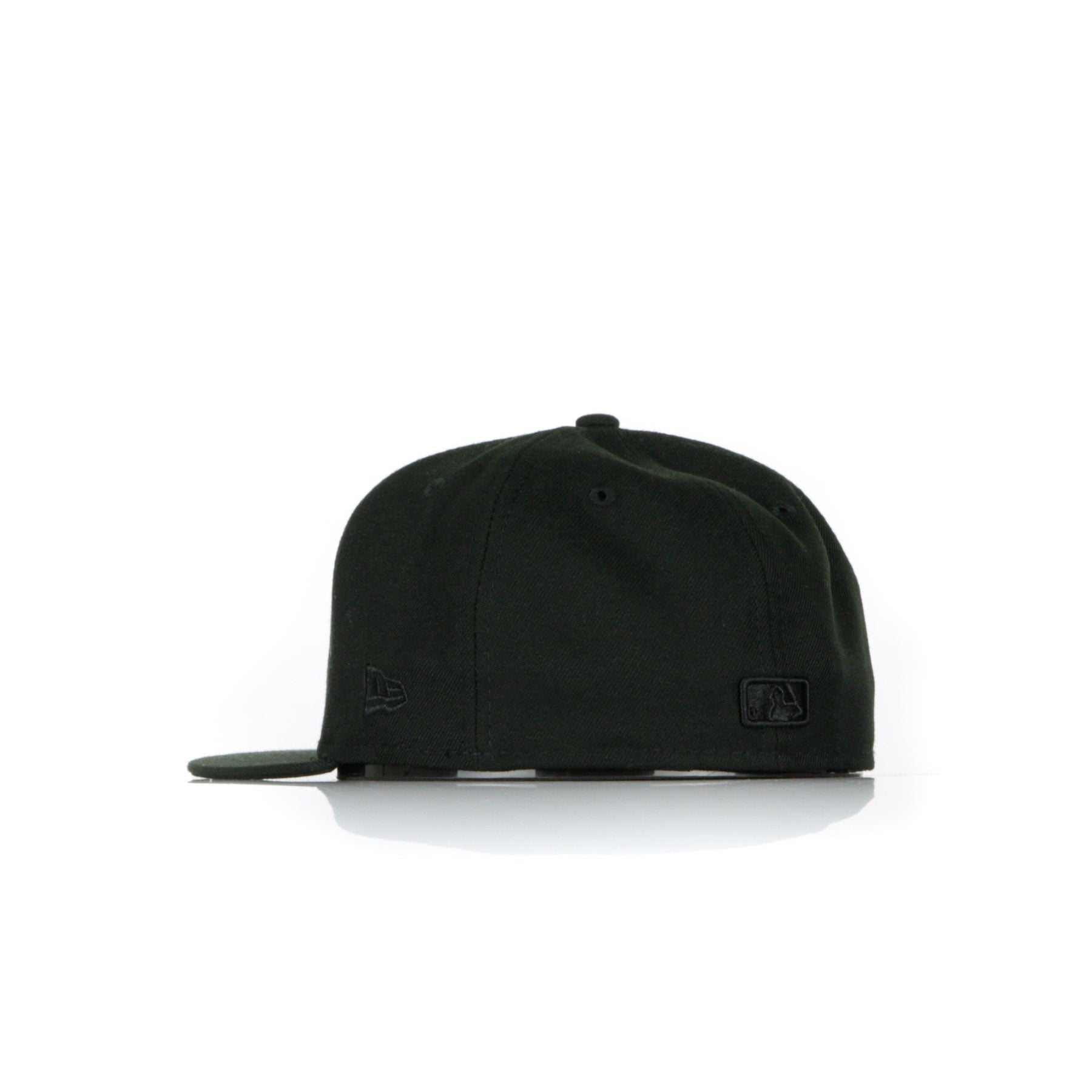 New Era, Cappellino Visiera Piatta Uomo Mlb Black On Black 5950 Neyyan, 