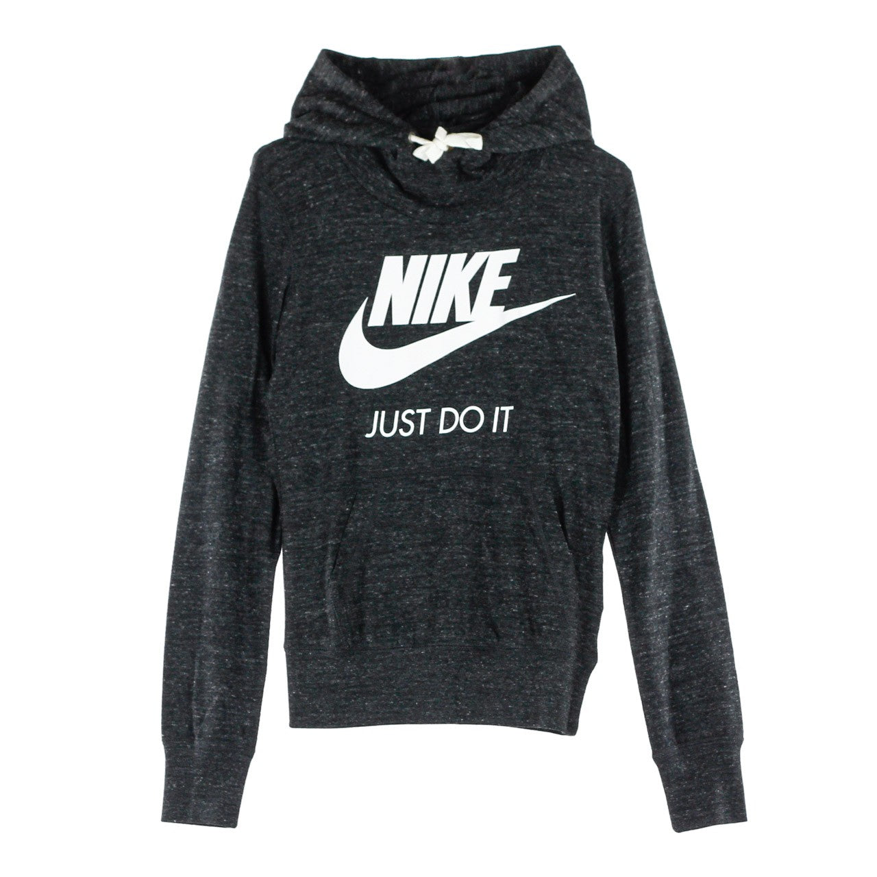 Nike, Felpa Cappuccio Donna Gym Vntg Hoodie Hbr, Black/sail