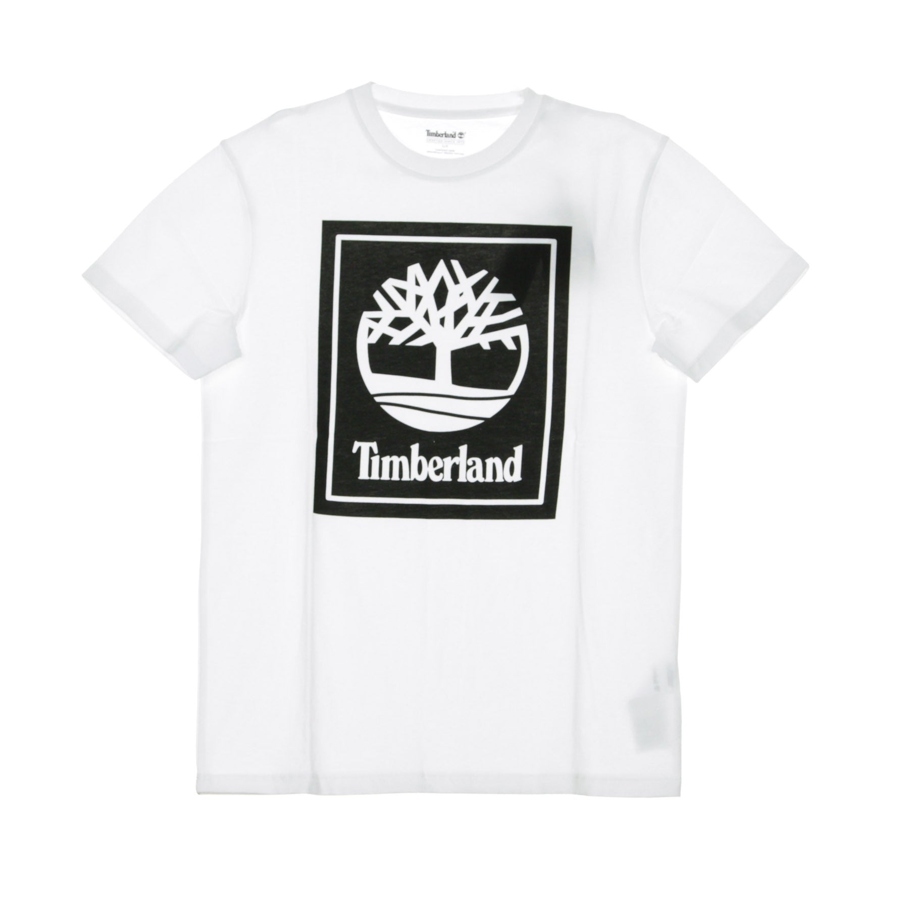 Timberland, Maglietta Uomo Stack Logo Ecl Tee, White