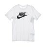 Nike, Maglietta Uomo Tee Icon Futura, Dk Grey Heather/black/white