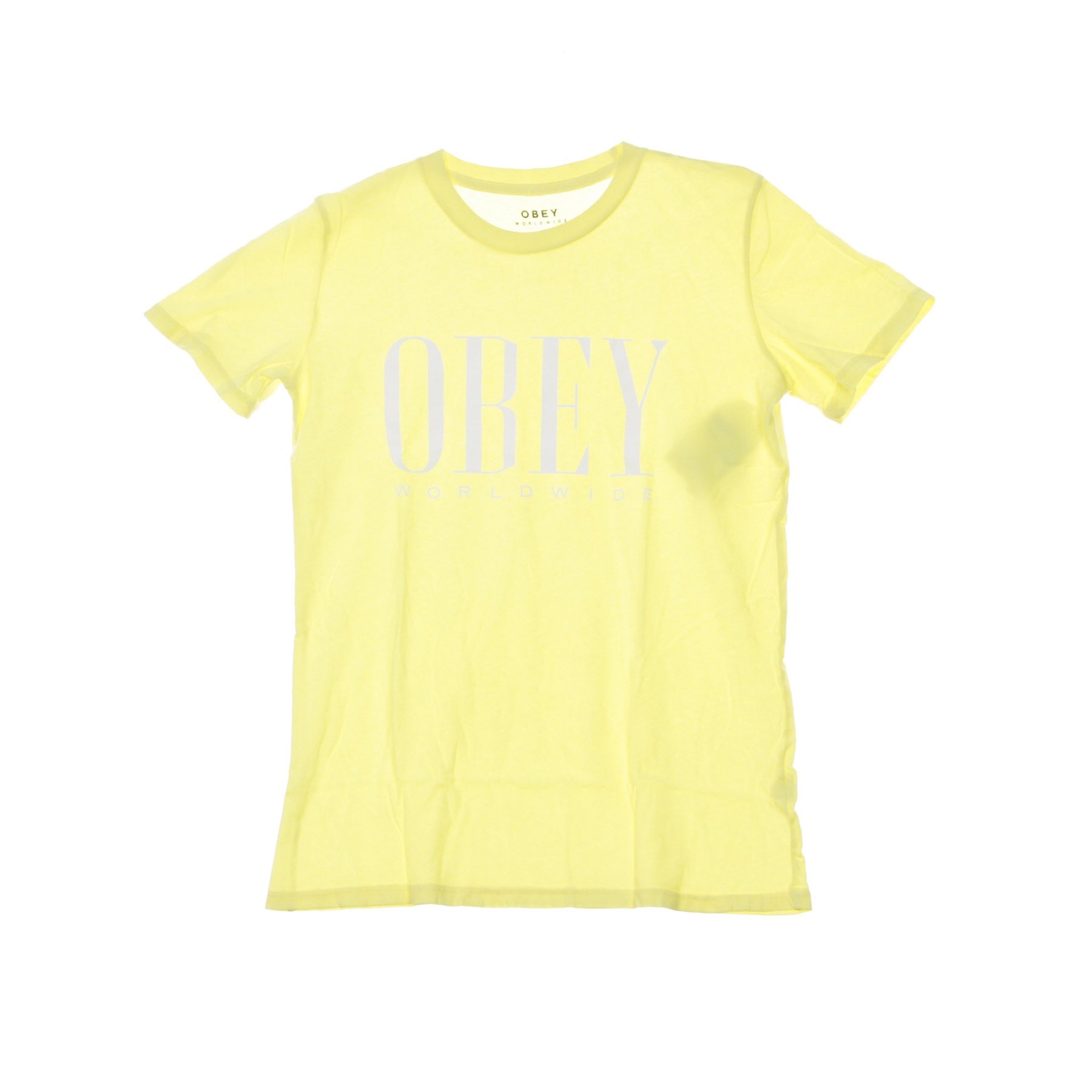 Obey, Maglietta Donna Chess King, Yellow