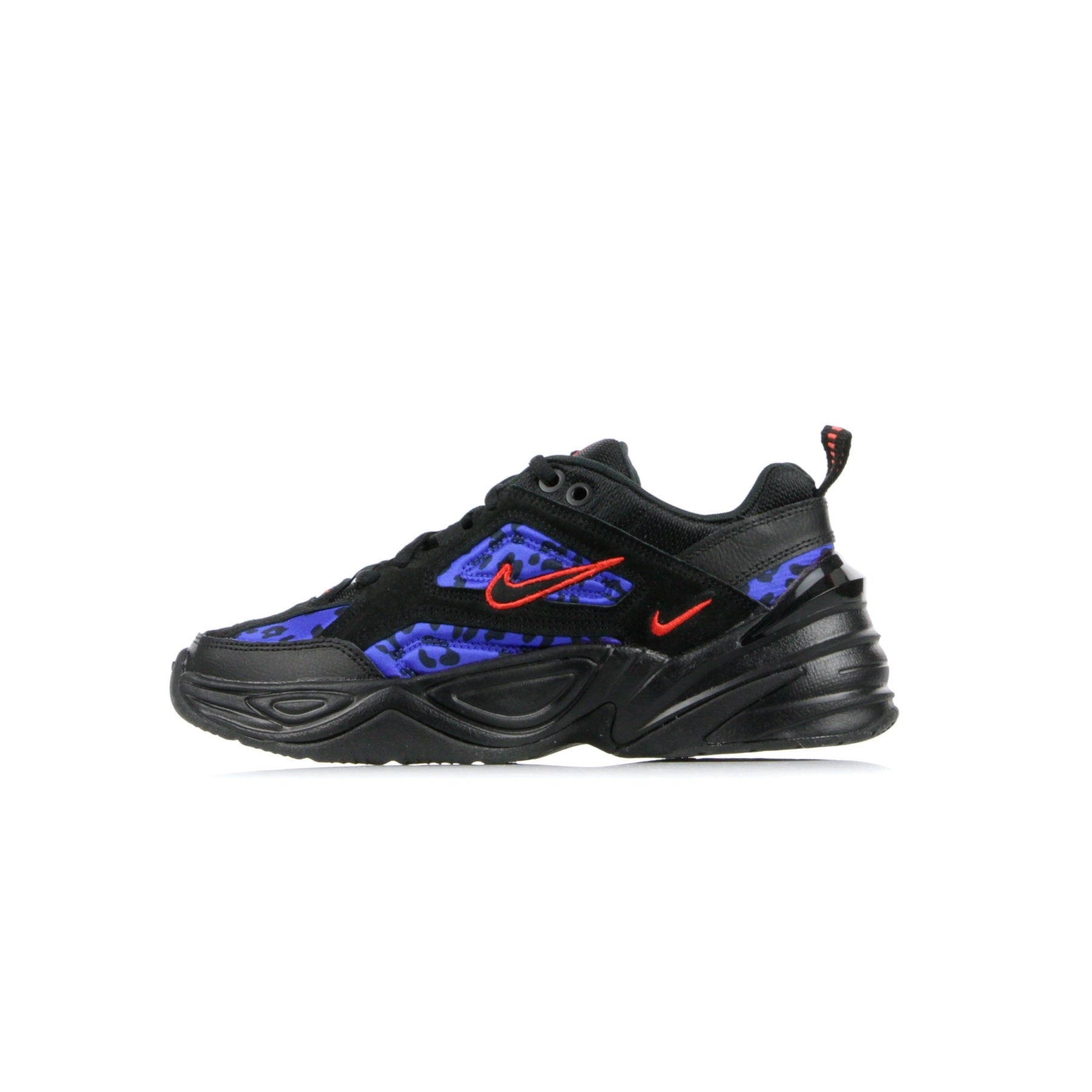 Women's Low Shoe W Nike M2kn Tekno Black/habanero Red/racer Blue